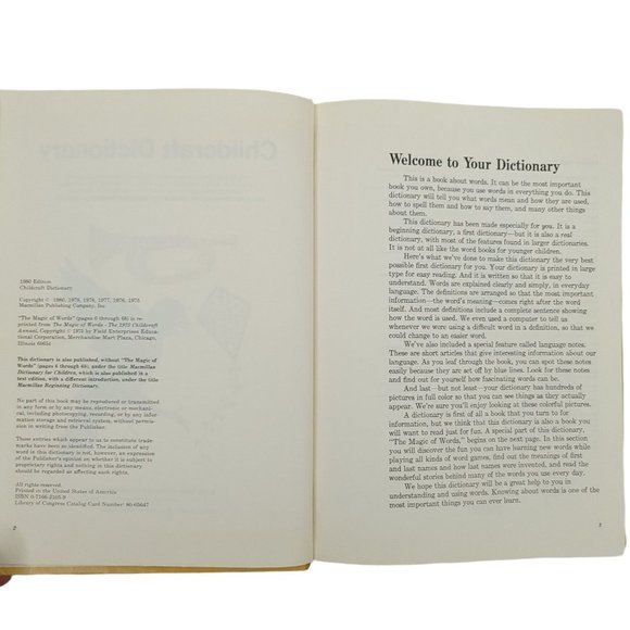 Vintage Childcraft Dictionary The How And Why Library 1980 Edition Hardback - Picture 3 of 12